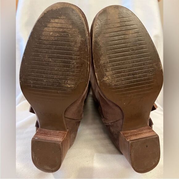 UGG Knee high suede boots, Bandera Biker Combat Moto style size 6 - Picture 10 of 12